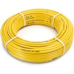 أنابيب HDPE PE 80 ضغط 10 بار قطر خارجي 110 مم سمك 8.1 مم لون أصفر | نيبروبلاست