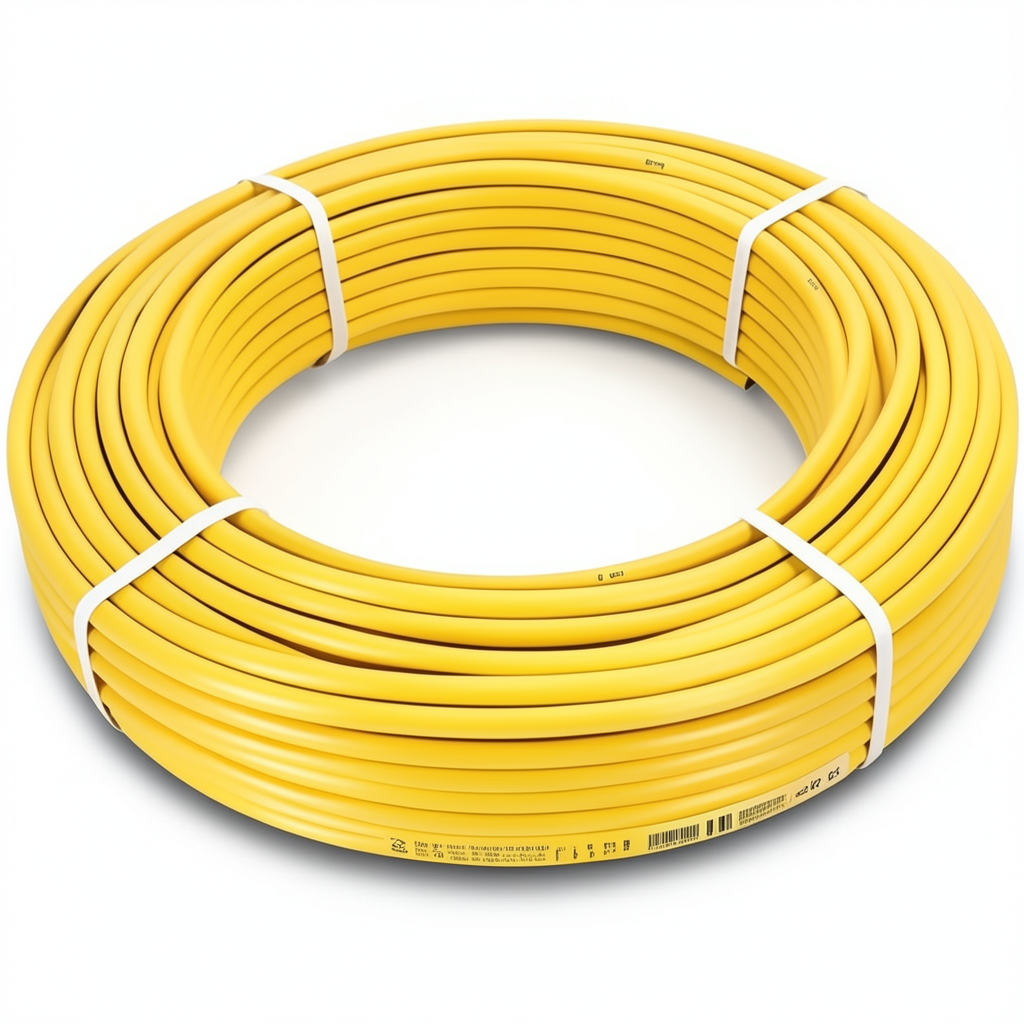 أنابيب HDPE نيبروبلاست PE 80 ضغط 10 بار قطر خارجي 20 مم سمك 1.8 مم لون أصفر | نيبروبلاست
