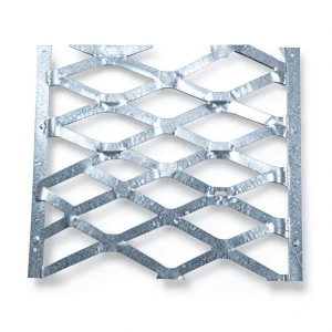 Galvanised Steel Expanded Metal Mesh Bahri Thickness 1.7 mm Width 2.44 m Length 4 m