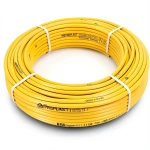 أنابيب HDPE PE 80 ضغط 10 بار قطر خارجي 32 مم سمك 2.4 مم لون أصفر | نيبروبلاست