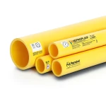 مواسير HDPE نيبروبلاست PE 80 ضغط 3.2 بار قطر خارجي 560 مم سمك 13.7 مم لون أصفر | نيبروبلاست