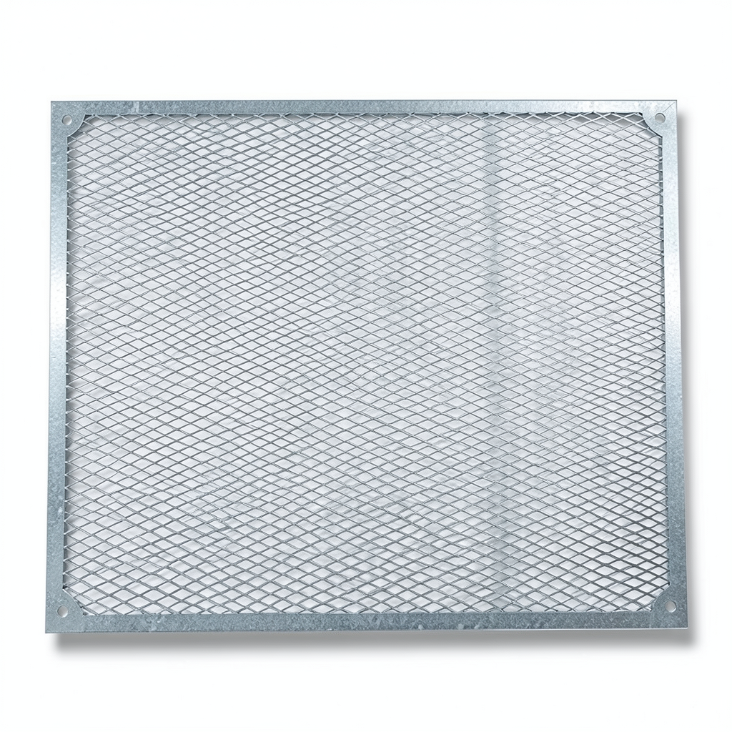 Galvanised Steel Expanded Metal Mesh Bahri Thickness 2.3 mm Width 2.44 m Length 4 m