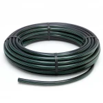 لفة أنابيب بلاستيك HDPE ضغط  15.9 بار [PE 63] قطر خارجي 75 مم  SDR 7.4  لون اسود مع خط اخضر | مصنع المنى