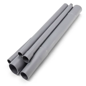 UPVC Pipes Nominal Pressure 6 Bar Outside Diameter 160 mm Thickness 4.7 mm Gray