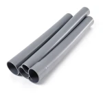 مواسير UPVC ضغط 10 بار قطر خارجي 225 مم سمك 10.8 مم لون رمادي