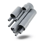 مواسير UPVC ضغط 10 بار قطر خارجي 250 مم سمك 11.9 مم لون رمادي
