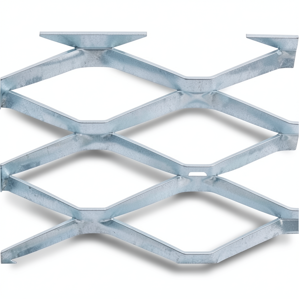 Galvanised Steel Expanded Metal Mesh Bahri Thickness 1.4 mm Width 2.44 m Length 5 m