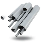 أنابيب UPVC ضغط 6 بار قطر خارجي 50 مم سمك 1.8 مم لون رمادي