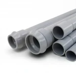 انابيب UPVC الوطنية ضغط 12.5 بار  قطر خارجي 500 مم سمك 23.9 مم لون رمادي