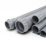 مواسير UPVC الوطنية ضغط 12.5 بار  قطر خارجي 560 مم سمك 26.7 مم لون رمادي