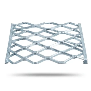 Galvanised Steel Expanded Metal Mesh Bahri Thickness 2.3 mm Width 2.44 m Length 5 m