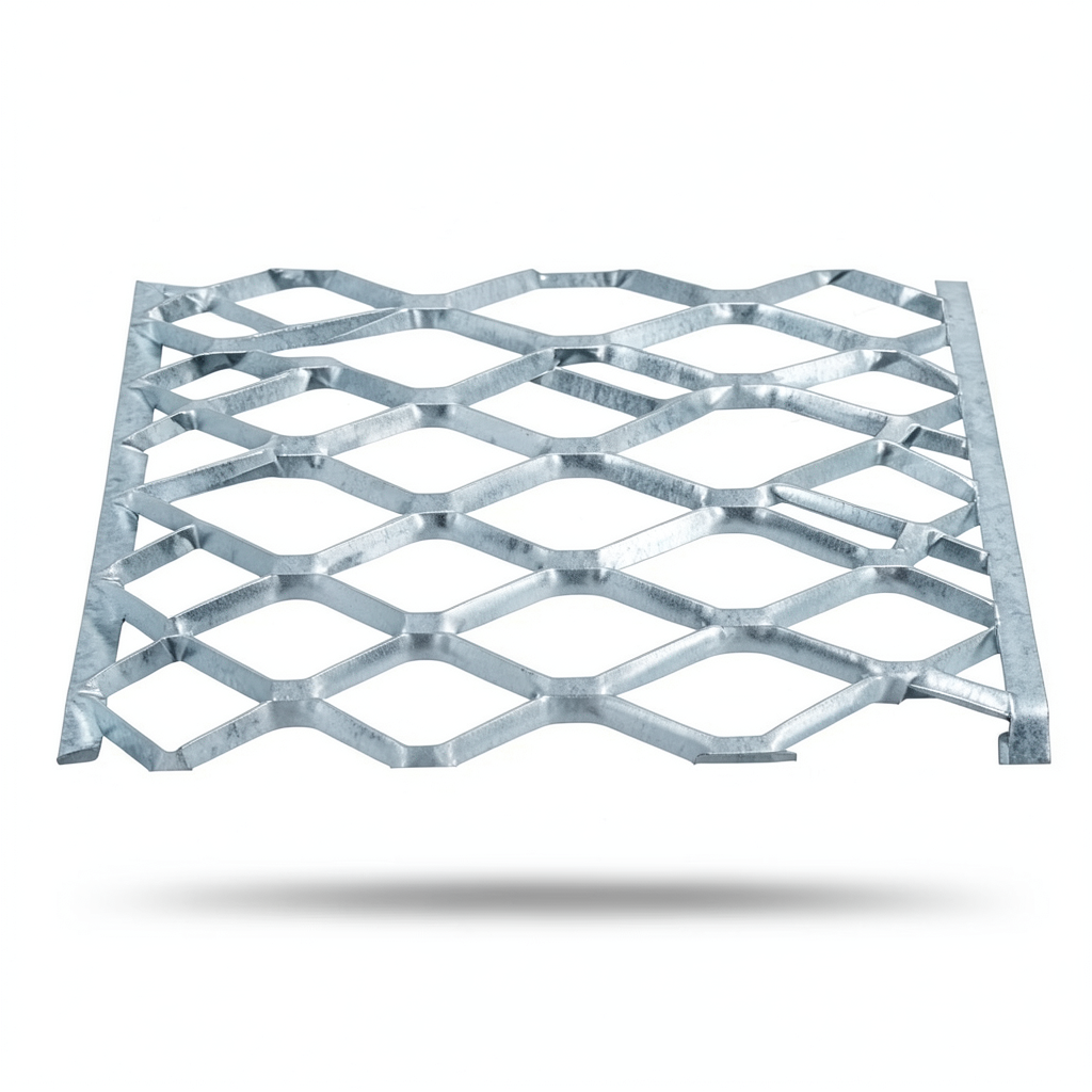Galvanised Steel Expanded Metal Mesh Bahri Thickness 2.3 mm Width 2.44 m Length 5 m