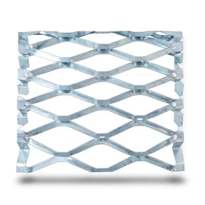 Galvanised Steel Expanded Metal Mesh Bahri Thickness 1.8 mm Width 2.44 meter Length 4 meter