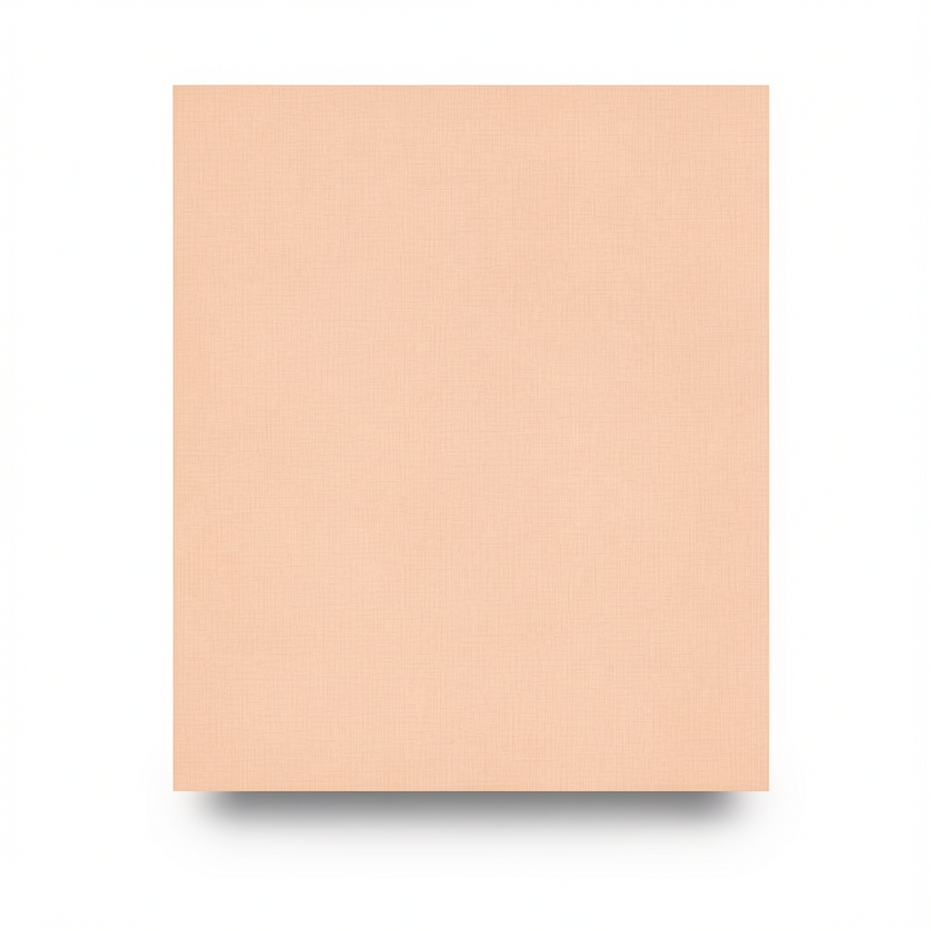 German Plain Wallpaper 10m x 0.53m Light Orange, Model 440881