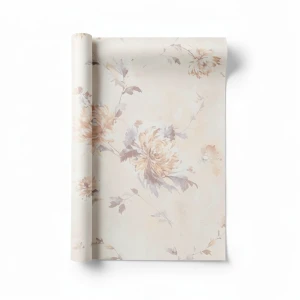 Italian Wall Covering Pale Beige 10m x 1.06m, Model 7626