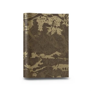Italian Wallpaper Dark Gold Patterned Design, Size 10mx0.70m, Model 15043
