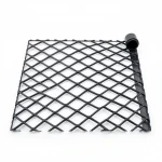 Hot Rolled (Black) Steel Expanded Metal Mesh  Khaleeji Thickness 2 mm Width 2.44  meter Length 7 meter | Bait Al Tatawor Company