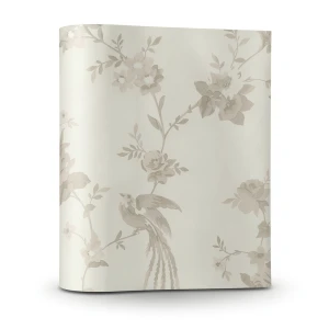 Floral Wallpaper 10m x 0.53m Light Beige, Model 440652