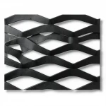 Hot Rolled (Black) Steel Expanded Metal Mesh  [Mazyoon] Thickness 1.4 mm Width 1.22 meter Length 1 meter | Bait Al Tatawor Company