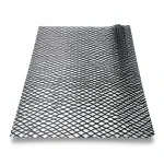 Hot Rolled (Black) Steel Expanded Metal Mesh  [Mazyoon] Thickness 1.2 mm Width 1.22 meter Length 4 meter | Bait Al Tatawor Company