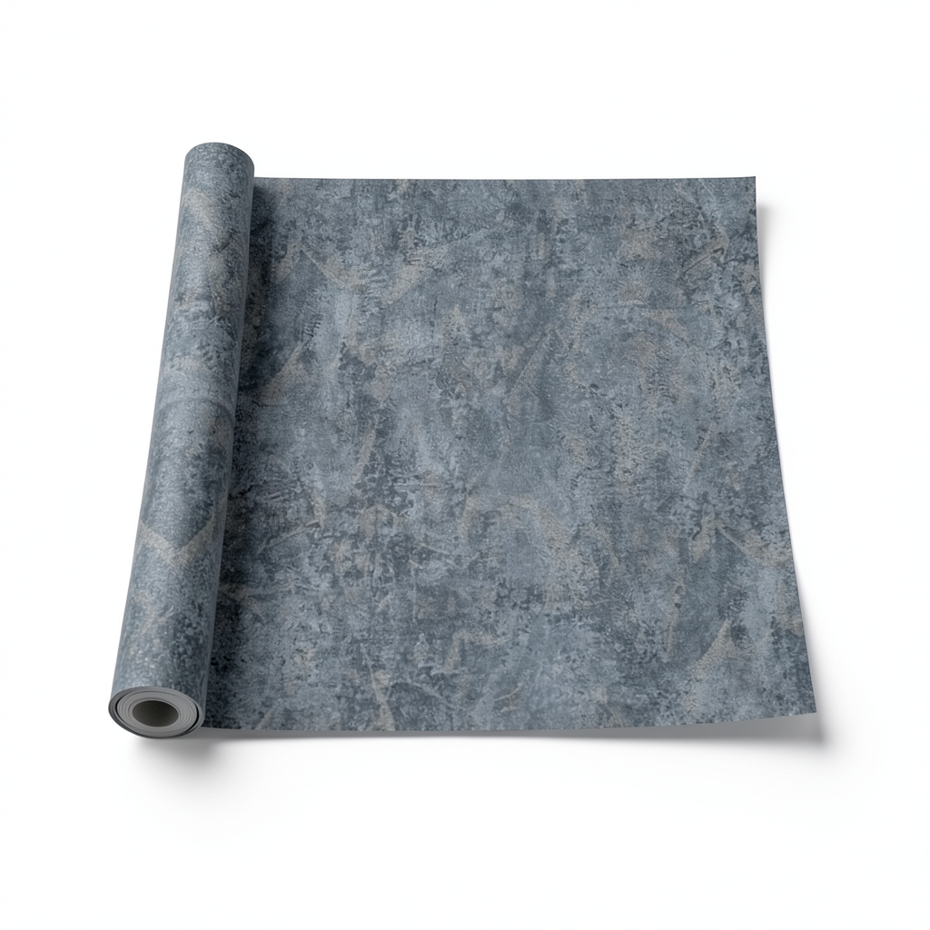 Italian Wallpaper Pattern Design 10m x 1.06m, Dark Gray, Model 41343