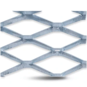 Galvanised Steel Expanded Metal Mesh Bahri Thickness 1.8 mm Width 2.44 m Length 5 m