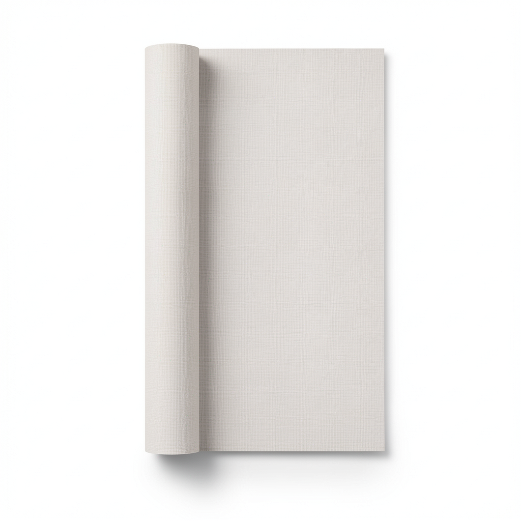 German Plain Wallpaper 10m x 0.53m Light Beige, Model 440843