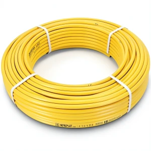 أنابيب HDPE نيبروبلاست PE 100 ضغط 4 بار قطر خارجي 63 مم سمك 1.8 مم لون أصفر | نيبروبلاست