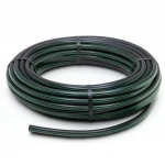 HDPE Plastic Coil Pipe  PN 10 Bar [PE 63] Outside Diameter 90 mm  SDR 11  Color Black with Green Stripes | Almona Factory