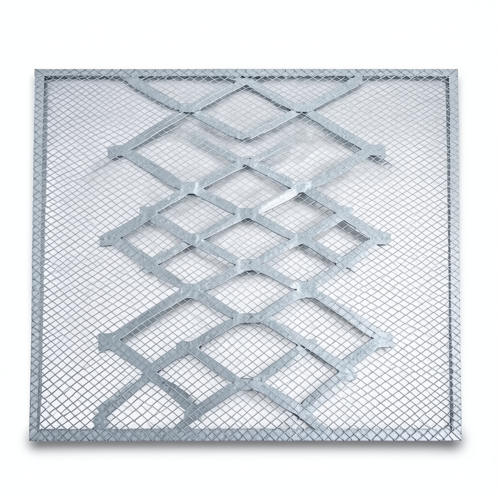 Galvanised Steel Expanded Metal Mesh Bahri Thickness 2 mm Width 2.44 meter Length 5 meter