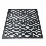 Hot Rolled (Black) Steel Expanded Metal Mesh  [Mazyoon] Thickness 1.5 mm Width 1.22 meter Length 1 meter | Bait Al Tatawor Company