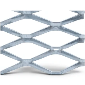 Galvanised Steel Expanded Metal Mesh Bahri Thickness 2.7 mm Width 2.44 m Length 5 m