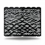 Hot Rolled (Black) Steel Expanded Metal Mesh  [Mazyoon] Thickness 1.5 mm Width 1.22 meter Length 1 meter | Bait Al Tatawor Company