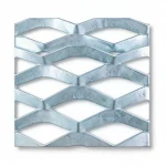 Galvanized Steel Expanded Metal Mesh  [Mazyoon] Thickness 1.2 mm Width 1.22 meter Length 6 meter | Bait Al Tatawor Factory