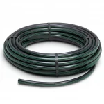 لفة أنابيب بلاستيك HDPE ضغط  15.9 بار [PE 63] قطر خارجي 32 مم  SDR 7.4  لون اسود مع خط اخضر | مصنع المنى