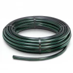 لفة أنابيب HDPE ضغط  15.9 بار [PE 63] قطر خارجي 40 مم  SDR 7.4  لون اسود مع خط اخضر | مصنع المنى