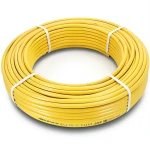 أنابيب HDPE PE 100 ضغط 4 بار قطر خارجي 125 مم سمك 3.1 مم لون أصفر | نيبروبلاست