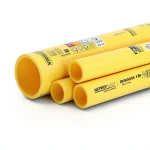 مواسير HDPE PE 100 ضغط 4 بار قطر خارجي 180 مم سمك 4.4 مم لون أصفر | نيبروبلاست