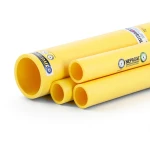 مواسير HDPE نيبروبلاست PE 80 ضغط 3.2 بار قطر خارجي 630 مم سمك 15.4 مم لون أصفر | نيبروبلاست