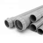 UPVC Pipes Al Watania Nominal Pressure 12.5 Bar Outside Diameter 160 mm Thickness 7.7 mm Gray Color