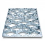 Galvanized Steel Expanded Metal Mesh  [Mazyoon] Thickness 1.2 mm Width 1.22 M Length 7 meter | Bait Al Tatawor Factory