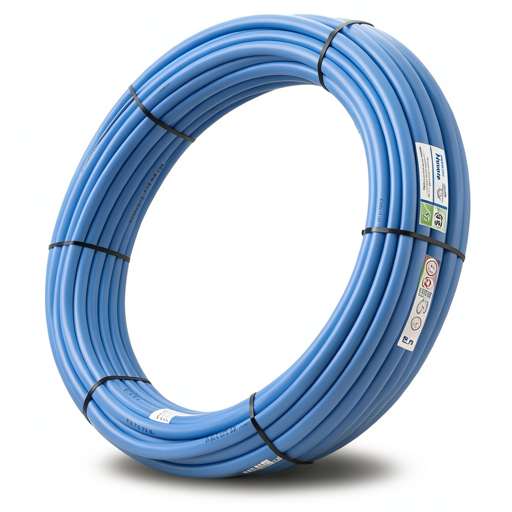 أنابيب HDPE نيبروبلاست PE 80 ضغط 10 بار قطر خارجي 25 مم سمك 1.9 مم لون أزرق | نيبروبلاست