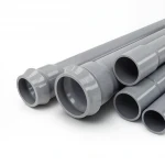 مواسير UPVC الوطنية ضغط 16 بار  قطر خارجي 400 مم سمك 23.7 مم لون رمادي