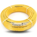 أنابيب HDPE PE 100 ضغط 4 بار قطر 75 مم سمك 1.9 مم لون أصفر | نيبروبلاست