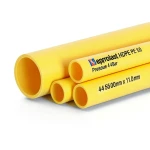 مواسير HDPE نيبروبلاست PE 100 ضغط 4 بار قطر 450 مم سمك 11.0 مم لون أصفر | نيبروبلاست