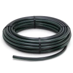 HDPE Plastic Coil Pipe PN 12.5 Bar PE 80 75 mm SDR 11 Black