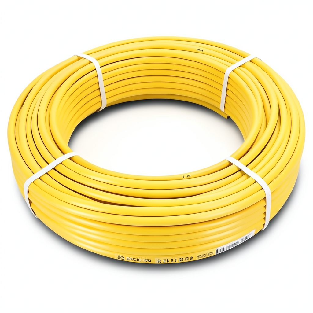 أنابيب HDPE نيبروبلاست PE 100 ضغط 4 بار قطر خارجي 110 مم سمك 2.7 مم لون أصفر | نيبروبلاست