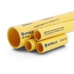 مواسير HDPE PE 100 ضغط 4 بار قطر خارجي 500 مم سمك 12.3 مم لون أصفر | نيبروبلاست
