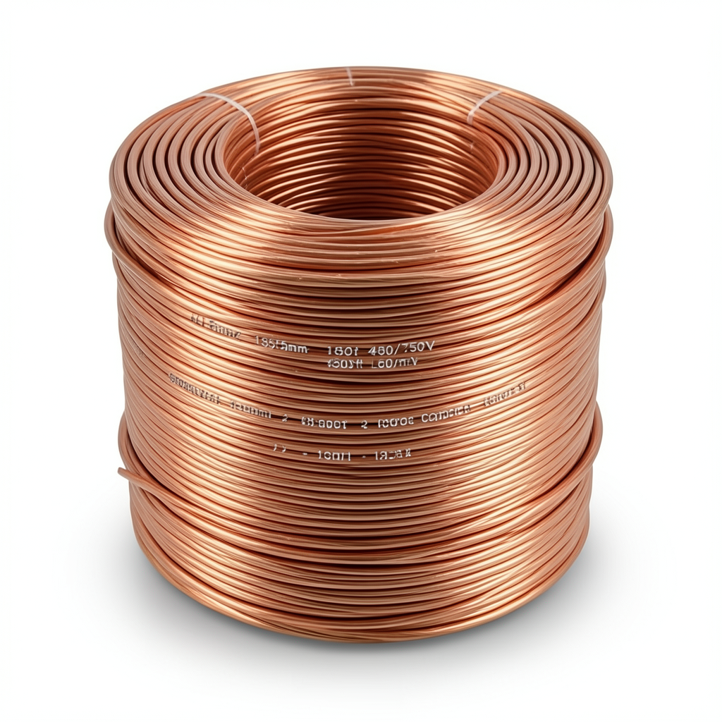 Stranded Electrical Wire 185mm 450/750V Copper Conductor PVC Insulated 300ft Length | Al Fanar