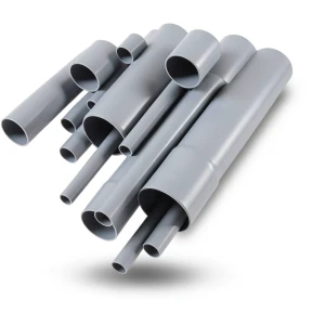 UPVC Pipes Nominal Pressure 2 Bar Outside Diameter 110 mm Thickness 1.8 mm Gray